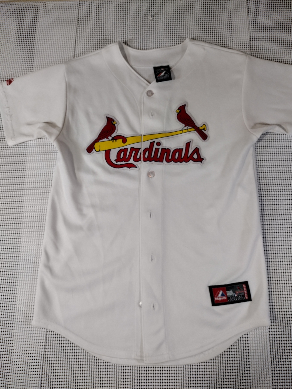 Majestic St. Louis Cardinals White Home Baseball Jersey